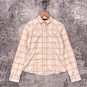 Arc'teryx Shirt Small Womens Plaid Utility Hiking Long Sleeve Button Down